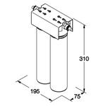 ΕΠΑΓΓΕΜΑΤΙΚΟ ΣΥΣΤΗΜΑ ΚΑΘΑΡΙΣΜΟΥ ΝΕΡΟΥ ΚΑΦΕΜΗΧΑΝΗΣ 2 ΣΤΑΔΙΩΝ - FT LINE 2 VE